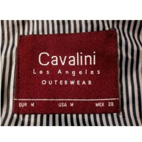 Cavalini Women's Lightweight Windbreaker   Navy Blue   Size Medium - Picture 13 of 13